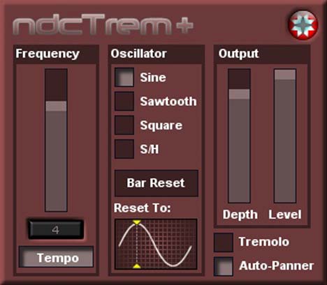 ndcTrem+ - free Tremolo plugin