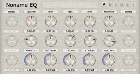 Noname EQ - free Parametric EQ plugin