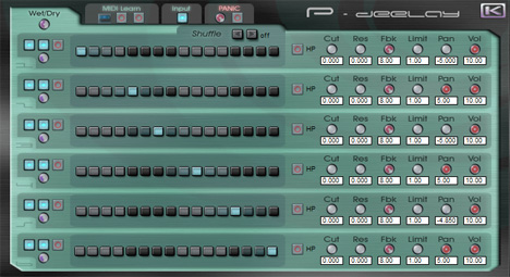 P-Deelay - free Pattern delay plugin