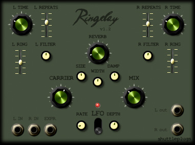 Ringelay - free Ringmodulation delay plugin