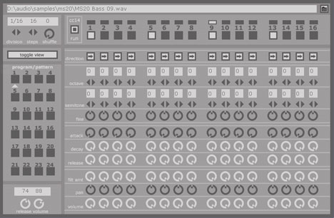 s16 - free 16 step seq / sampler plugin