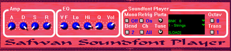 Safwan Soundfont Player - free Soundfont player plugin
