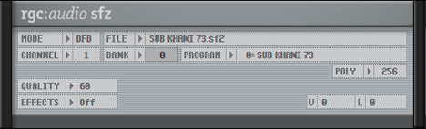 Sfz - free Sampler plugin