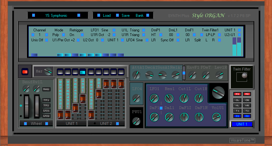 Style ORGAN SYNTH Plus