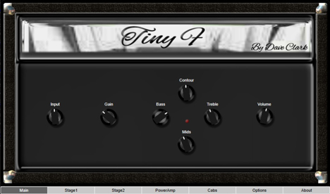 Tiny F - free Guitar amp plugin