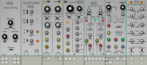 tonus Little Wing - free ARP 2500 modular emulation plugin