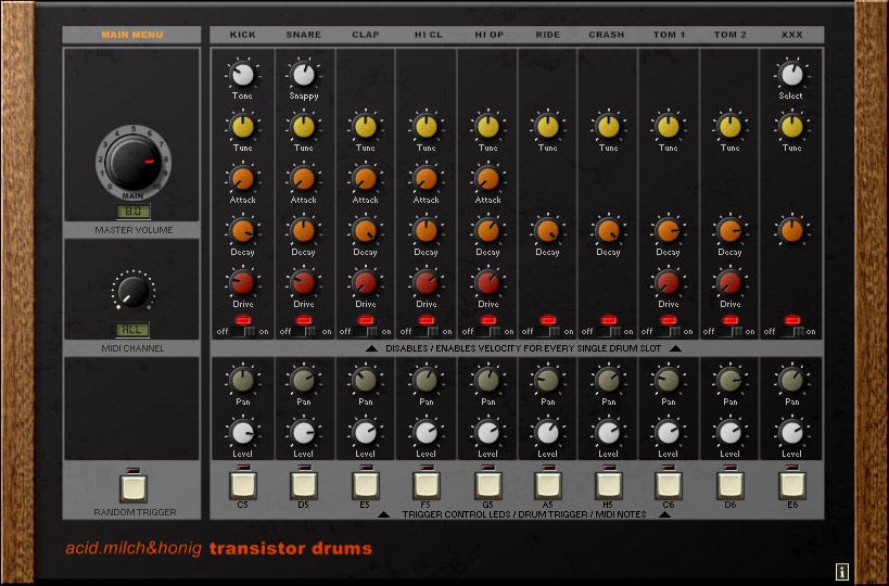 transistor drums