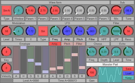 ttm012 - free Digital synth plugin