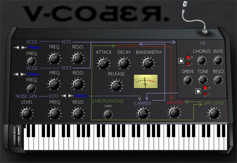 V-coder - free Classic vocoder plugin