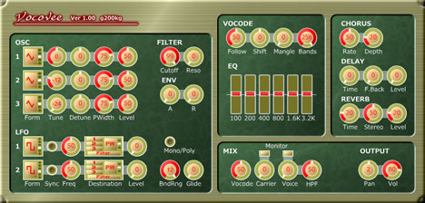 VOCOVEE - free Vocoder plugin